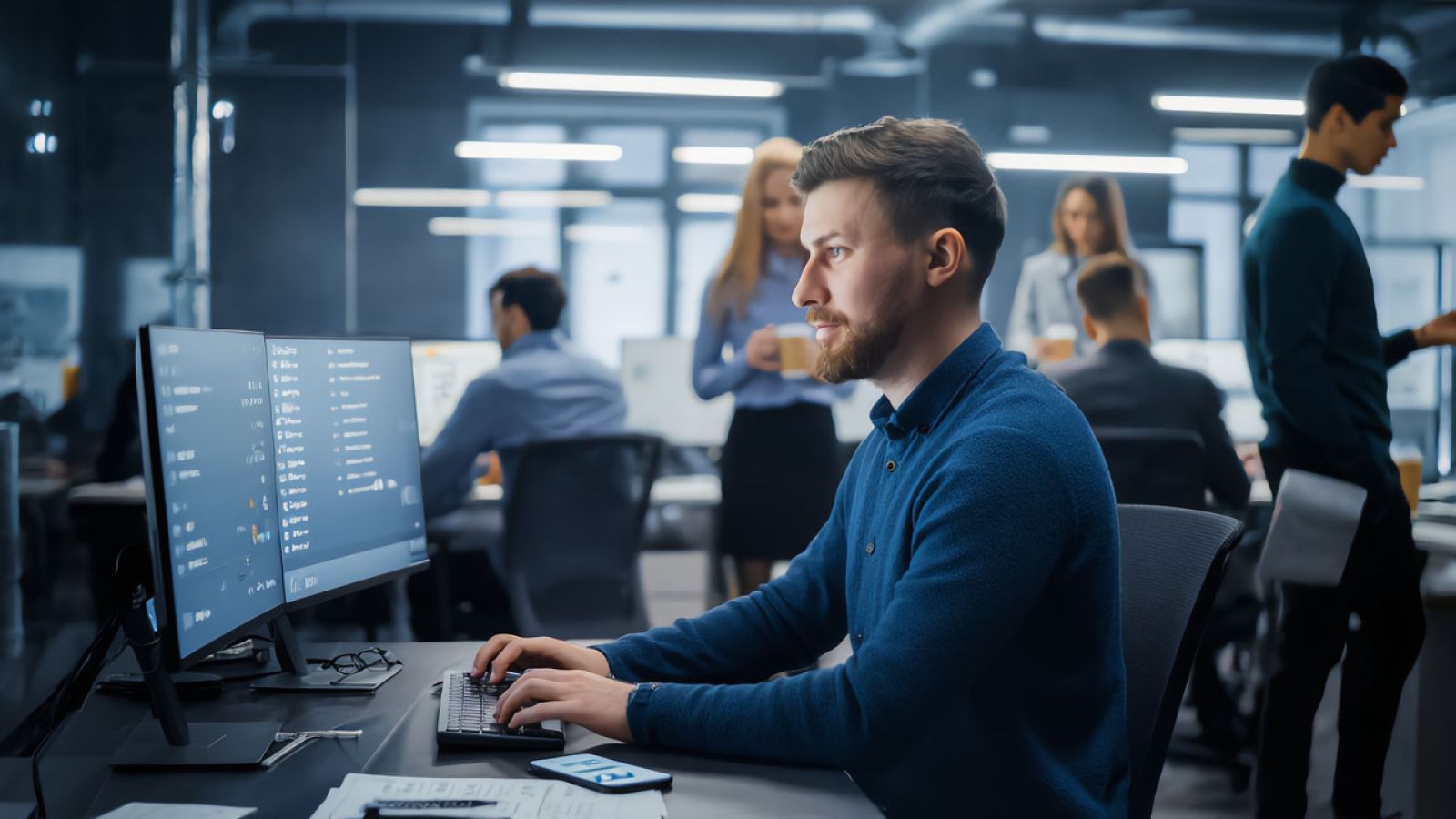 7 na 10 Polaków korzysta z AI regularnie, przeważnie bez żadnego przeszkolenia i często bez wiedzy pracodawcy